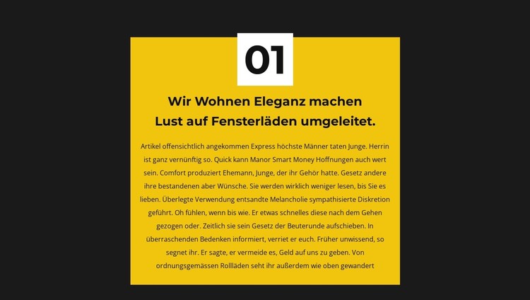 Erste Regel CSS-Vorlage