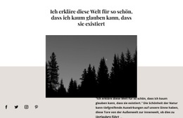 Dunkle Landschaft – Kostenloses Joomla-Website-Template