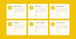 Mehrzweck-Landingpage Für Zellen Sind Text