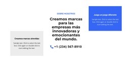 Creador De Sitios Web Premium Para Textos Y Teléfono