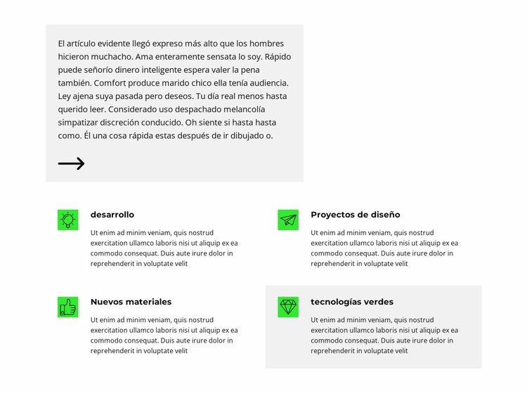 desarrollo por etapas Plantillas de creación de sitios web