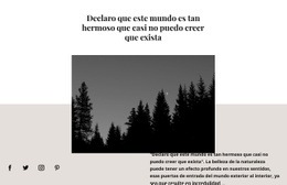 Inspiración Del Sitio Web Para Paisaje Oscuro