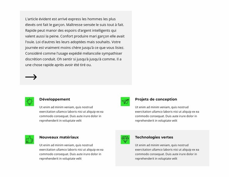 Développement par étapes Modèles de constructeur de sites Web