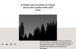 Paysage Sombre - HTML Page Maker