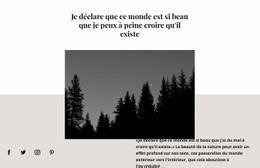 Paysage Sombre - Modèle De Site Web Joomla Gratuit