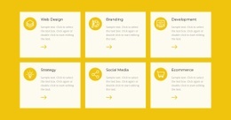 Cells Are Text - Responsive Html Code