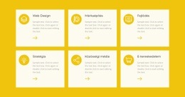 A Cellák Szövegek – HTML5-Sablon