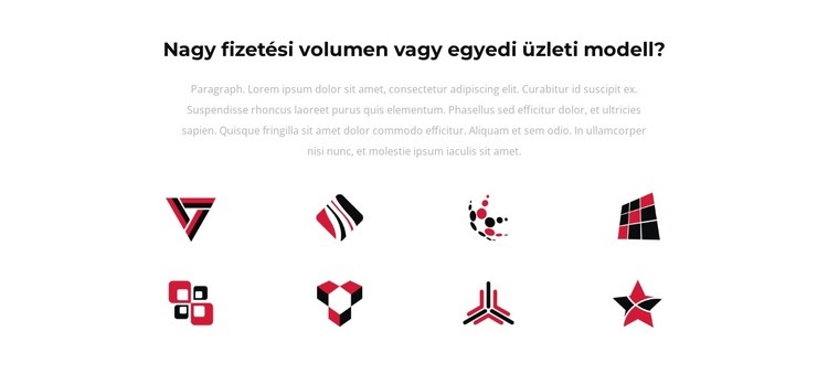 Cégek listája HTML Sablon