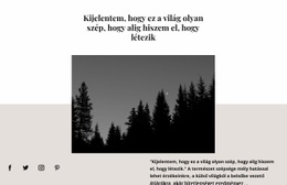 Sötét Táj – Személyes Sablon