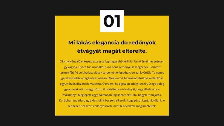 Első szabály WordPress Téma