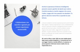 Dividi Con Molto Testo: Generatore Di Siti Web Facile Da Usare