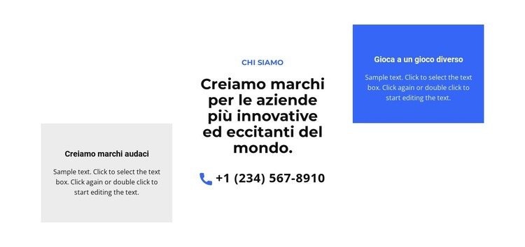 Testi e telefono Progettazione di siti web