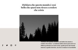 Ispirazione Del Sito Web Per Paesaggio Oscuro