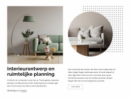 Meest Creatieve Landingspagina Voor Interieur Ontwerpproces