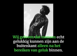 Tweekleurige Tekst Over Foto Premium-Sjabloon