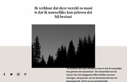 Donker Landschap Gratis Sjabloon