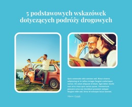 Niezbędna Podróż Po Drogach Podstawowy Szablon HTML Z CSS