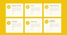 As Células São Texto Design Do Site