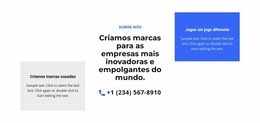 Textos E Telefone - Modelo Joomla Moderno