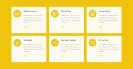 Celler Är Text Webbplats Mall