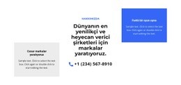 Metinler Ve Telefon - Premium Şablon