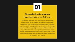 İlk Kural - Profesyonel Web Sitesi Şablonu
