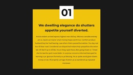 First Rule Website Template