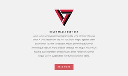 Logo And Lots Of Text - Free Landing Page