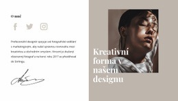 Kreativní Forma A Styl – Prémiová Šablona