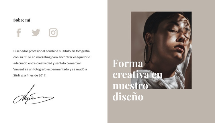 Forma y estilo creativos Plantillas de creación de sitios web