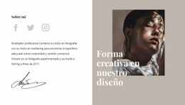 Forma Y Estilo Creativos Descarga Gratuita De Plantilla CSS