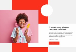 Plantilla Joomla Lista Para Usar Para Alimentos Congelados Endulzados