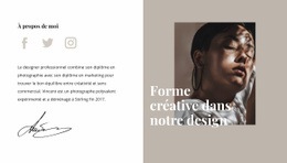 Forme Et Style Créatifs - Conception De Site Web Simple