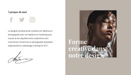 Créateur De Site Web Génial Pour Forme Et Style Créatifs