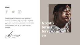 Kreatív Forma És Stílus - Egyszerű Webhelytervezés