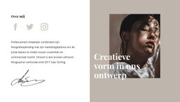 Creatieve Vorm En Stijl CSS-Sjabloon Gratis Downloaden