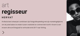 Hervatten Voor Kunstleider - HTML-Webpaginasjabloon