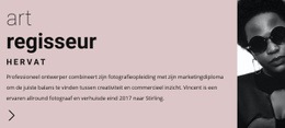Premium Website-Ontwerp Voor Hervatten Voor Kunstleider