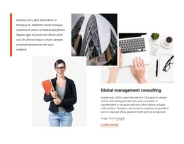 Most Creative One Page Template For Global Consulting