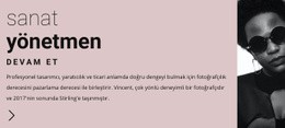 Sanat Lideri Için Özgeçmiş - HTML Designer