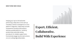 Build With Experience CSS Form Template
