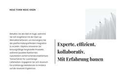 Mit Erfahrung Bauen - Premium-Website-Vorlage Für Unternehmen