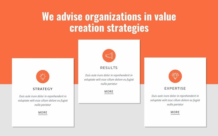 Creating value for customers Elementor Template Alternative