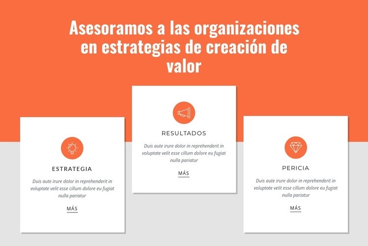 Creación de valor para los clientes Diseño de páginas web