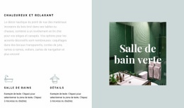 CSS Gratuit Pour Salle De Bain Verte