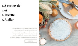 Blog De Cuisine Modèle HTML5 Et CSS3