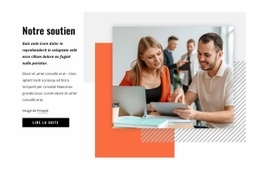 Modèle HTML5 Polyvalent Pour Nous Aidons Les Petites Entreprises À Réussir