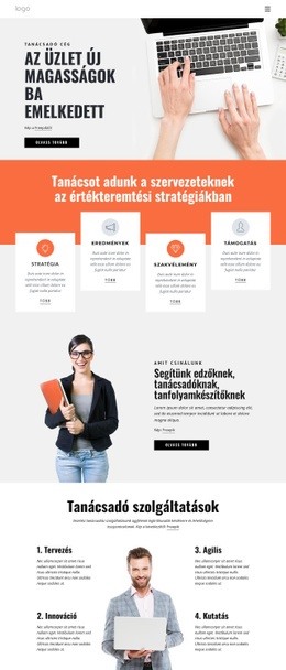 Hatékony Üzleti Stratégiák – A Legjobb Webhelysablon