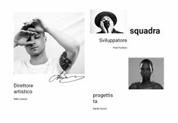 Il Nostro Team Aziendale Progettazione Di Siti Web