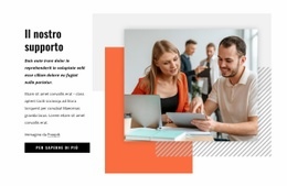 Aiutiamo Le Piccole Imprese Ad Avere Successo - Mockup Del Sito Web Reattivo